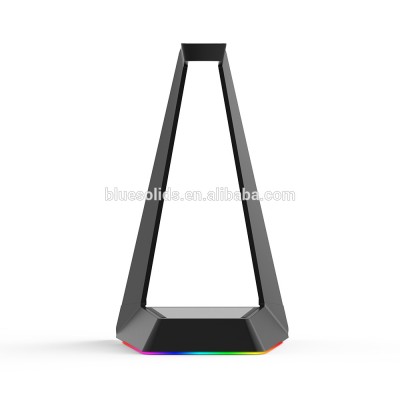 5W wireless charge Headphones Stand Gaming Headset with charge base Holder Desk Headset Hanger, Headset Stand RGB backlight